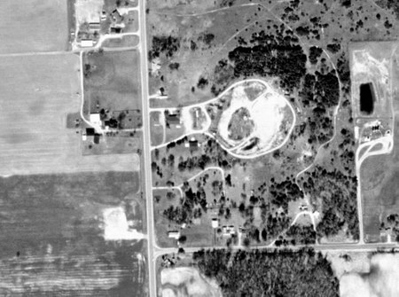 Northland Drive-In Theatre - Aerial - Photo From Terraserver (newer photo)